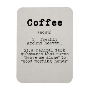 Kaffee-Kaffee-Definition Magnet