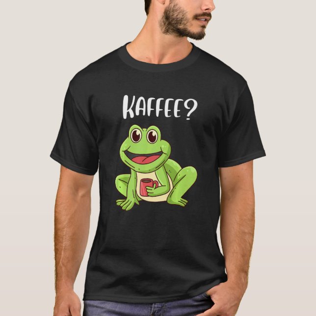 Kaffee Kaffee Drinker Kaffee Junkie Café Büro T-Shirt (Vorderseite)