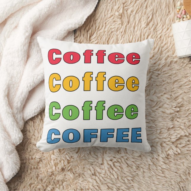 Kaffee Kaffee Kaffee Kissen (Decke)