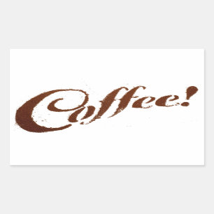 Kaffee Kaffee Kaffee - Rectangle Aufkleber