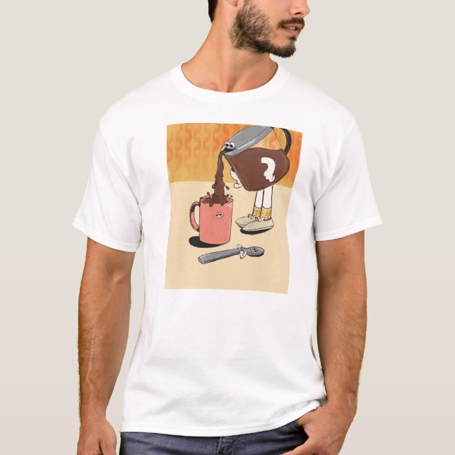 Kaffee Kaffee Kaffee T-Shirt (Vorderseite)