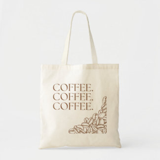 Kaffee Kaffee Kaffee  Tragetasche
