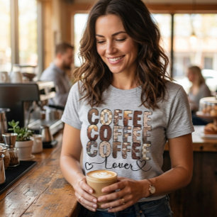 Kaffee. Kaffee. Kaffeeliebhaber. T-Shirt