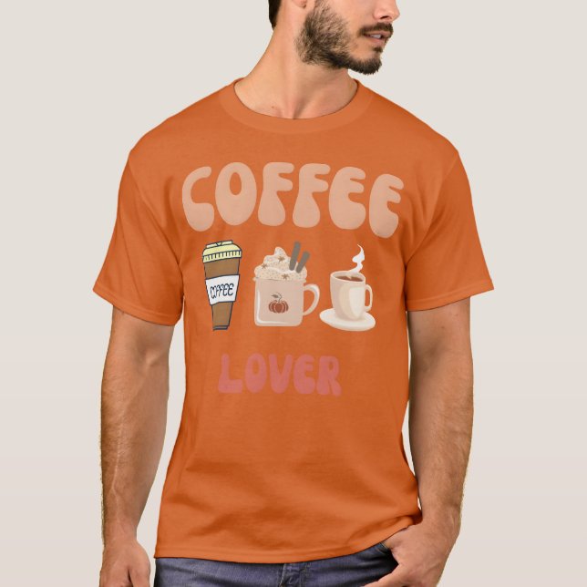 Kaffee Kaffee Lebenslinie Kaffee Mädchen T-Shirt (Vorderseite)
