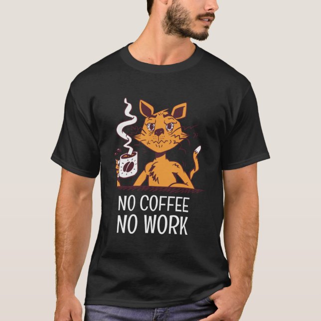 Kaffee Kaffee Männer Frauen T-Shirt (Vorderseite)