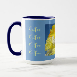 Kaffee Kaffee mit Freunden Tassen Narzissen Blumen