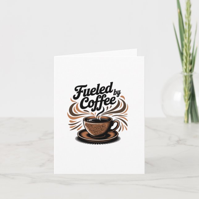 Kaffee - Kaffeemaschine mit Motif Karte (Vorderseite)