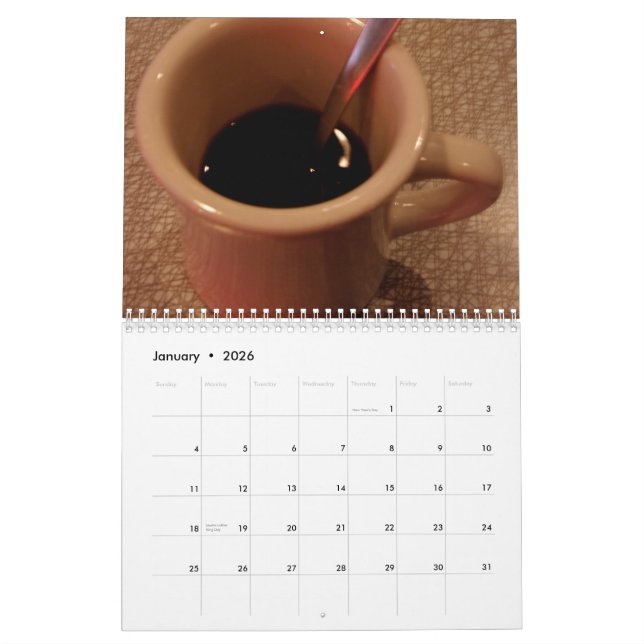 Kaffee Kalender (Jan 2026)