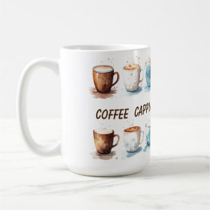 Kaffee-Kappuccino-Kaffee Kaffeetasse