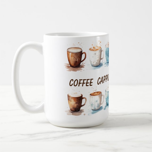 Kaffee-Kappuccino-Kaffee Kaffeetasse (Links)