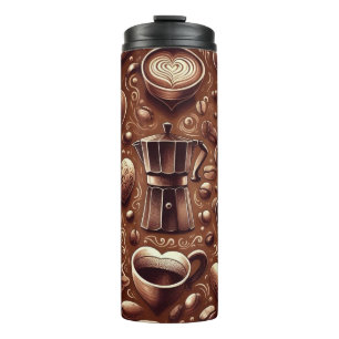 KAFFEE-KARAFFE & KÜCHE MIT BIANEN THERMOSBECHER