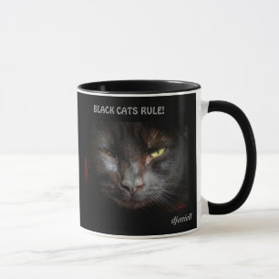 Kaffee-Katzen je dunkler desto besser Tasse