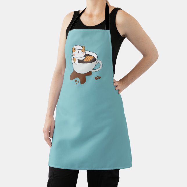 Kaffee-Katzen-Spa Schürze (InSitu)