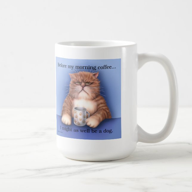 Kaffee-Katzen-Tasse Kaffeetasse (Rechts)