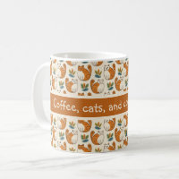 Kaffee Katzen und gemütliche Morgen Naive Kunst St