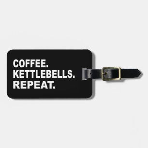 Kaffee Kettlebells Wiederholen Gepäckanhänger