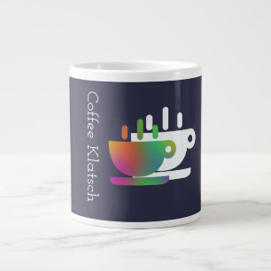 Kaffee Klatsch Navy Blue Jumbo-Tasse