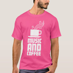 Kaffee - Klavierunterricht Klavierspieler Klavierl T-Shirt