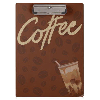Kaffee Klemmbrett