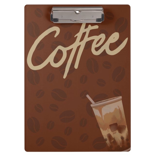 Kaffee Klemmbrett (Vorderseite)
