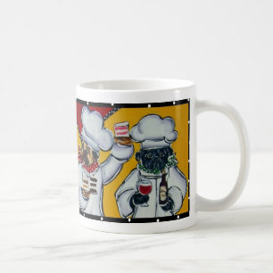Kaffee Koch Mops Mörser Tasse