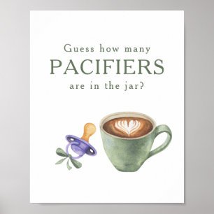 Kaffee kochen - Wie viele Schnuller Poster
