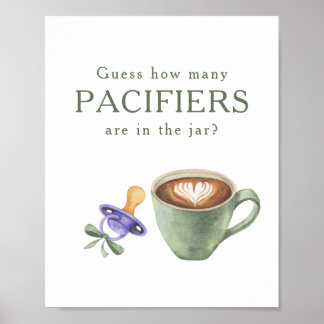 Kaffee kochen - Wie viele Schnuller Poster