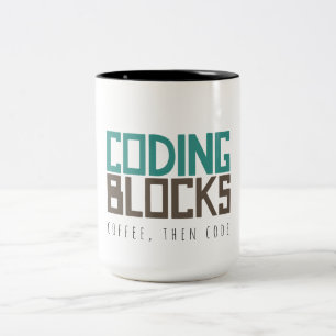 Kaffee, kodieren dann zweifarbige tasse