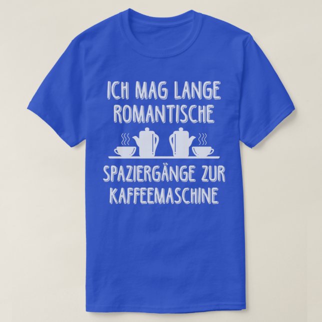Kaffee Koffein Espresso-Kaffeebrüttel ohne Geschen T-Shirt (Design vorne)