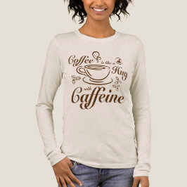 Kaffee Koffein Umarmungen beruhigen & machen gemüt Tri-Blend Shirt