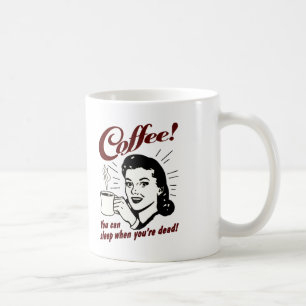 Kaffee können Sie schlafen, wenn Sie absolut Tasse