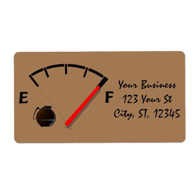 Kaffee Kraftstoffanzeige Volldünner_Cove (Vorne)