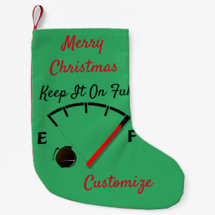 Kaffee Kraftstoffanzeige Volldünner_Cove Kleiner Weihnachtsstrumpf