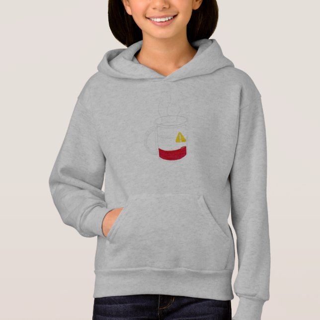 Kaffee kritisch niedrig hoodie (Vorderseite)