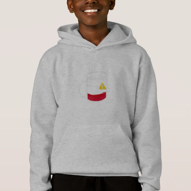Kaffee kritisch niedrig hoodie (Vorderseite)