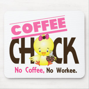 Kaffee-Küken 2 Mousepad