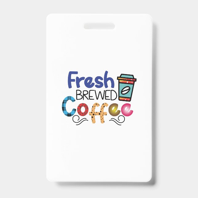 Kaffee Kunst Frischer Kaffee Ausweis (Vorderseite)