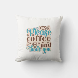 Kaffee Kunst Kaffee Und Denkst Du Kissen