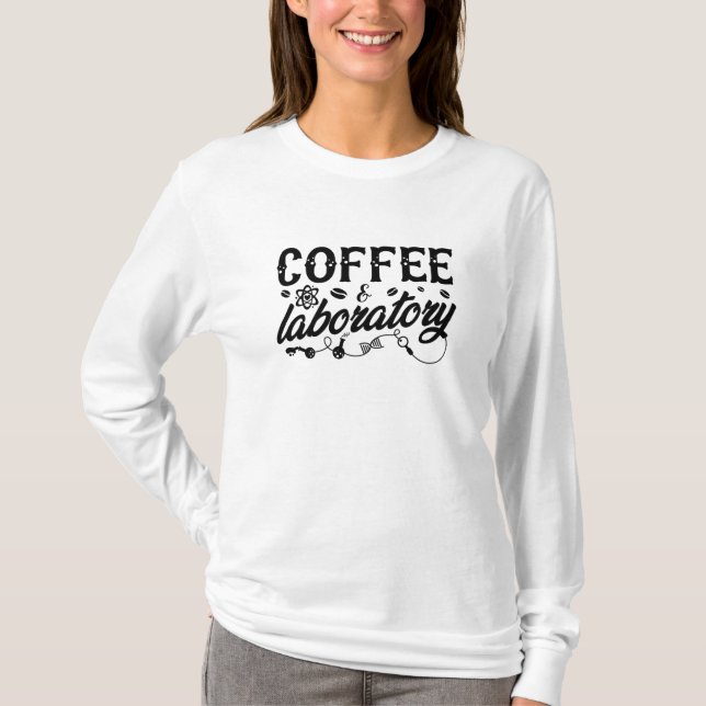 Kaffee & Laboratorium Labrador Technischer Chemike T-Shirt (Vorderseite)