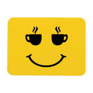 Kaffee-Lächeln Magnet