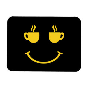 Kaffee-Lächeln Magnet