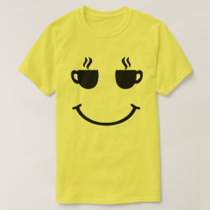 Kaffee-Lächeln T-Shirt