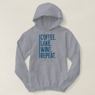 Kaffee Lake Wine Wiederholung T - Shirt