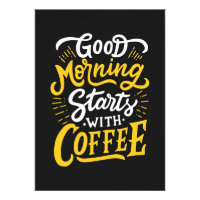 Kaffee lange guter Morgen beginnt mit Kaffee