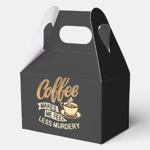 Kaffee lässt mich weniger mörderisch fühlen geschenkschachtel