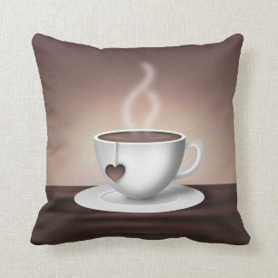 Kaffee-Latte-Akzentschale Kissen
