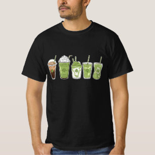 Kaffee Latte Green Niedlich Irish St Patrick's Day T-Shirt