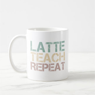 Kaffee Latte Lehre Wiederholung Lustige Lehrer Zit Kaffeetasse