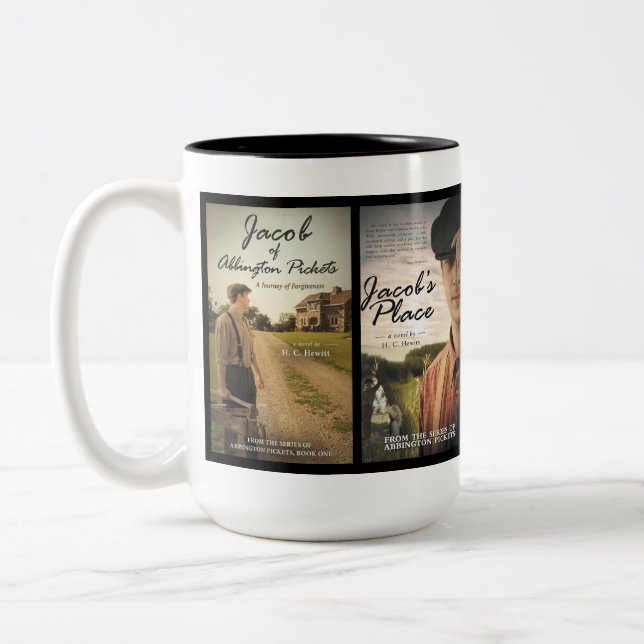 Kaffee-, Latte- oder Teesorten-Tasse Zweifarbige Tasse (Links)