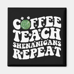 Kaffee Lehr Scherz Wiederholung Disco Kugel Lehrer Magnet